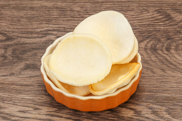 Asian cusine - homemade prawn chips