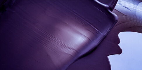 Purple cream texture background, cosmetic product and makeup backdrop for luxury beauty brand,...