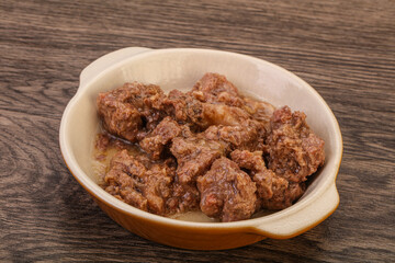 Gurmet venison stew with spices