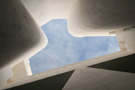 Abstract detail of contemporary Egyptian architecture.