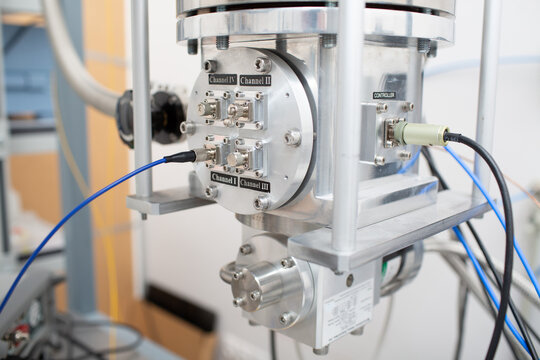 Single photon detector in scientific laboratory without people.