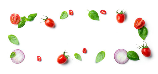 various fresh vegetables