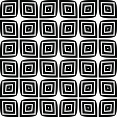 floral seamless pattern background.Geometric ornament for wallpapers and backgrounds. Black and white pattern. 
