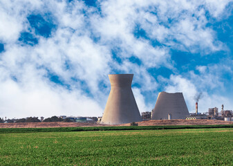 The upper part of the eastern inactive cooling tower in Haifa Oil Refineries had collapsed on June...