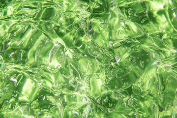 Transparent liquid Gel serum texture. Make-up and cosmetics texture background, skincare product and beauty cream, copy space