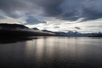 Fototapeta premium Sunset in Alaska