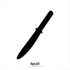 Knife icon. Vector illustration. Eps10