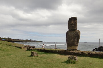 Estatuas Muais em Rapa Nui