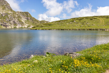 Fototapeta na wymiar Landscape of The Seven Rila Lakes, Rila Mountain, Bulgaria