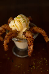 shrimp on icecream