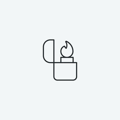 lighter vector icon illustration sign 