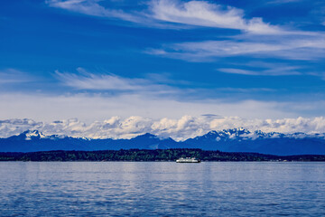 Ferry Crossing Puget Sound