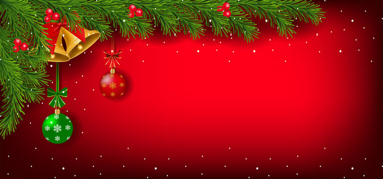 christmas background with christmas tree. christmas and new year background