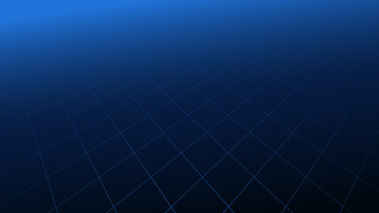 Abstract blue perspective grid line with futuristic technology digital hi tech concept background. Vector illustration