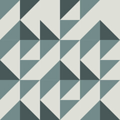 linear triangle vector pattern with triangle connected each. graphic clean design for fabric, event, wallpaper etc. pattern is on swatches panel. - 442043988