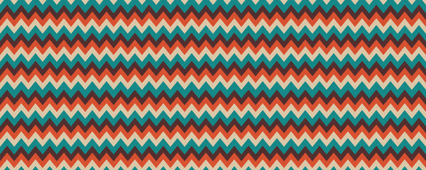 Seamless vintage zigzag pattern, texture, background