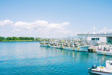 函館の港風景