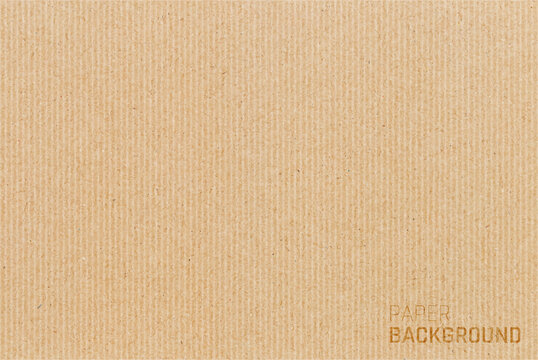 Brown cardboard paper texture background. Vector illustration eps 10