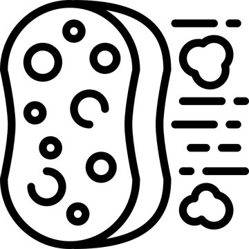 recommend clip art: sponge outline icon