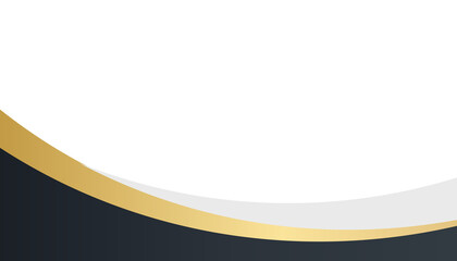 Black Gold White Presentation Background