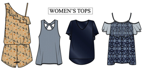 women tank top, Ladies Tops , shirt, t-shirt, clothing, fashion, clothes, isolated, t-shirt, dress, cloth, design, blank, print, shop, template, top, cotton, model, black, apparel, wear, tank top 