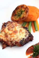 grilled chicken with vegetables