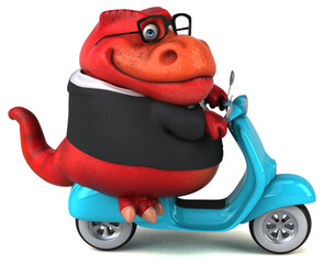 Fun Trex - 3D Illustration © Julien Tromeur