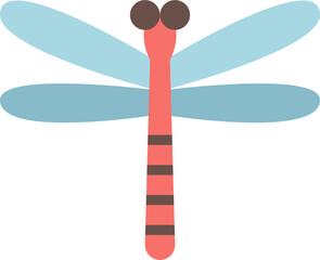 dragonfly flat icon