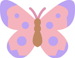 butterfly flat icon
