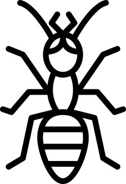 Ant Outline Icon