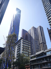 Fototapeta na wymiar city impression of Melbourne Australia