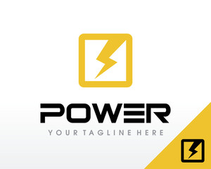 Electric logo. Electrical Power logo design vector