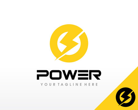 Electric logo. Electrical Power logo design vector