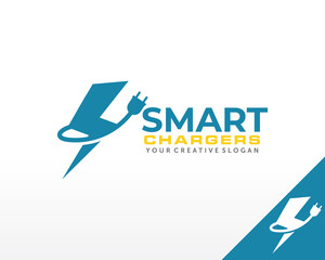 Electric logo. Electrical Power logo design vector