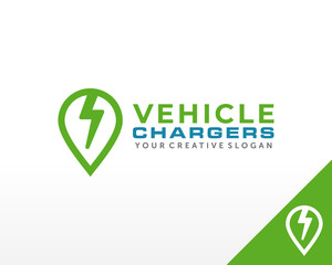 Electric logo. Electrical Power logo design vector