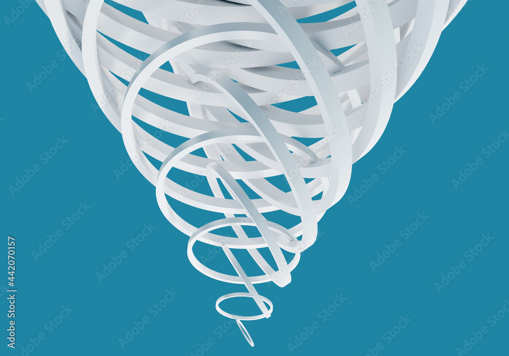 Poster an inverted triangle of lines. abstract geometric background with space for text. white circles conn
