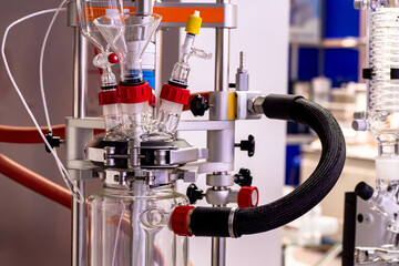 Microbiological bioreactor. Laboratory equipment. Pharmacological bioreactor. Laboratory fermenter....