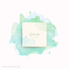 Obraz premium 워터컬러 추상적인 배경