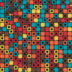 Abstract Geometric Pattern generative computational art illustration