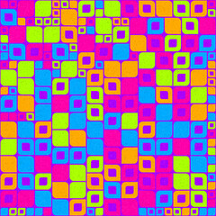 Abstract Geometric Pattern generative computational art illustration