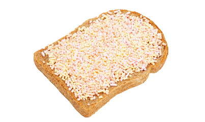 Dutch sweet colored sprinkles or vruchten hagelslag