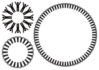 人の輪のイラスト