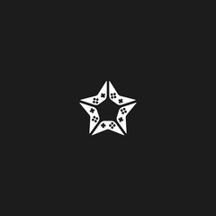 Obraz premium game star vector