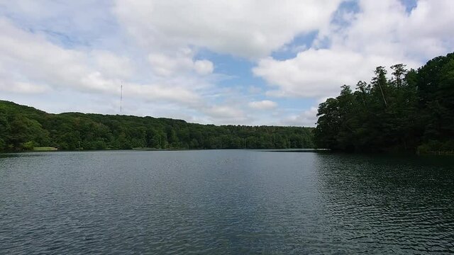 Lagowskie Lake in Lagow, Swiebodzin County in Poland