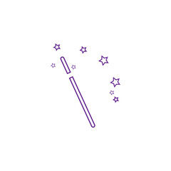 Wand Magic stick icon vector template