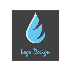Water drop Logo Template vector illustration design