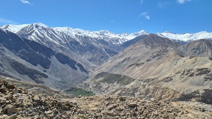 Fototapeta na wymiar f Landscapes In The Spiti Valley Of Himachal Pradesh 