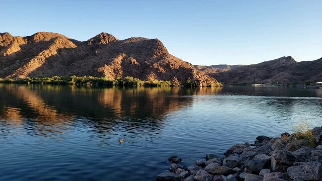 Peaceful Lake Mead Panorama at Willow Beach