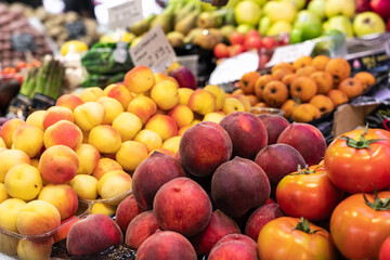 Healthy Fresh Fruits For Sale In Fruit Market