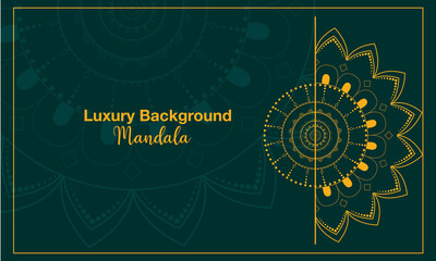 abstract mandala luxury background 
